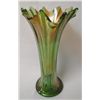 Image 1 : Dugan Pulled Loop Vase - Green Iridescence