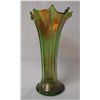 Image 2 : Dugan Pulled Loop Vase - Green Iridescence