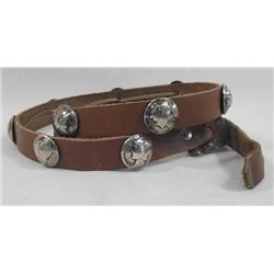 Mercury Dimes Sterling Leather Hat Band