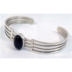 Sterling Jet Bracelet Hallmark CL