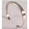 Image 2 : Zuni Sterling Turquoise MOP Inlay Bracelet