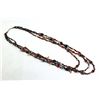 Image 2 : Necklace, 3 Strands, Carnelian, Garnet & Agate