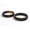 Image 1 : 2 Brazilian Natural Agate Bangle Bracelets