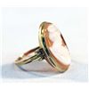 Image 3 : 1940s 10k Shell Cameo Ring