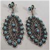 Image 1 : Zuni Petit Point Dangle Pierced Earrings-L. James