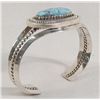 Image 1 : Navajo Silver Turquoise Bracelet-Walter Vandever