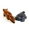 Image 3 : Zuni Lapis Lazuli Turtle Fetish and Pipestone Fox