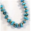 Image 2 : Navajo Sterling and Turquoise Necklace