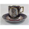 Image 2 : Collection of 5 Miniature Porcelain Tea Cups