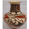 Image 1 : Mata Ortiz Polychrome Jar Red & Black on Tan