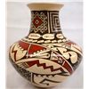 Image 2 : Mata Ortiz Polychrome Jar Red & Black on Tan