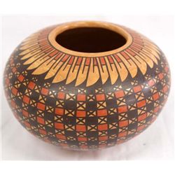 Mata Ortiz Marbelized Bowl - Tito Enriquez