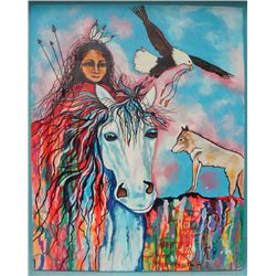 Original Painting by Kills Thunder