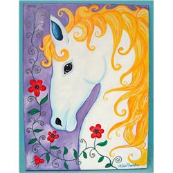 Original Acrylic on Canvas Painting-Kills Thunder