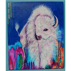 Original Acrylic Painting on Canvas-Kills Thunder