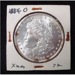 1884 O Morgan Silver Dollar