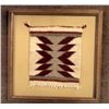 Image 1 : Framed Navajo Sampler Weaving