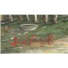 Image 3 : Signed Oil Painting on Board Adobe Village Scene