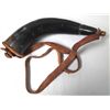 Image 2 : Authentic Powder Horn With Leather Strap