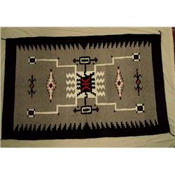 Mexican Hand Woven Large Wool Rug