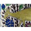 Image 2 : Hand Painted Ceramic Tile With Asian Deer Scene