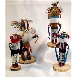 4 Navajo Miniature Kachinas