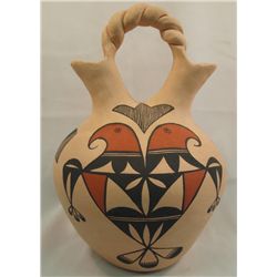Acoma Traditional Wedding Vase - Sharon Stevens