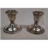 Image 1 : 2 Empire Sterling Silver Candle Sticks