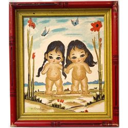 Framed Silkscreen Print - Gerda Christofferson