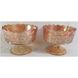 Dugan Glass, ''Maple Leaf'' 2/Stemmed Berries