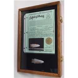 Fred Eiserman Chalcedony Spear Head COA