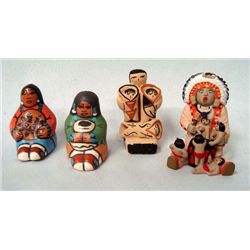 4 Miniature Story Teller Dolls