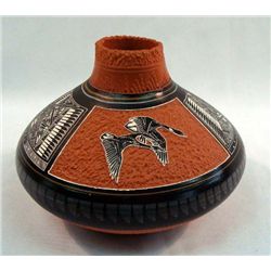 Navajo Etched Pottery - EY Dineh