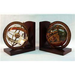 Globe Book Ends