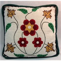 Plains Indian Hand Beaded Pillow