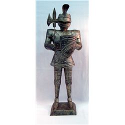 Mexican Tin Display Knight In Armour