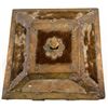 Image 6 : Antique Treasure Box Brass Cowhide Wood