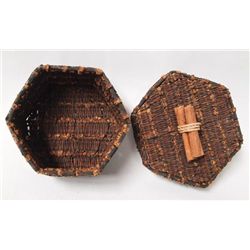 Indonesian Hand Woven Clove Treasure Box