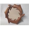 Image 1 : Hand Carved Wood Trout Framed Mirror