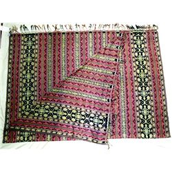 Indonesian Woven Table Cloth or Bed Cover