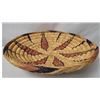 Image 2 : Moroccan Large Tri-color Bowl Shaped Woven Basket