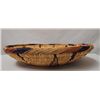 Image 3 : Moroccan Large Tri-color Bowl Shaped Woven Basket