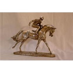 An Impressive Contemporary Silver Horse Ra...