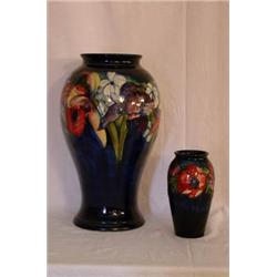 A Large William Moorcroft Vase Anenome Pat...