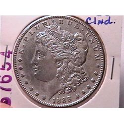 RARE DATE1888-S Morgan Dollar AU50