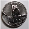 Image 1 : 2012 CANADIAN $5.00 COUGAR, ONE OUNCE .9999 SILVER, NICE BU COIN