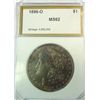 1896-O MORGAN DOLLAR PCI MS-62