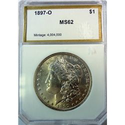 1897-O MORGAN DOLLAR PCI MS-62