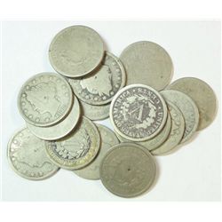 15  1883 with cents  nickels all readable dates no dark