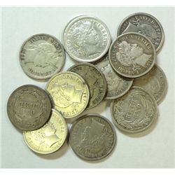 Nice barber dimes:  2 1905 VF-2 1906 VF-04 VF-08D VF-